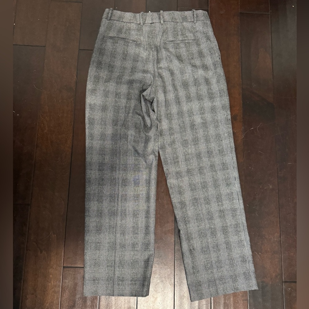 Nili Lotan Gray Checkered Women's Trousers (altered) - Picture 4 of 7